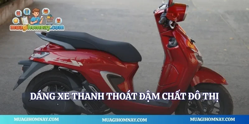 Dáng xe thanh thoát đậm chất đô thị