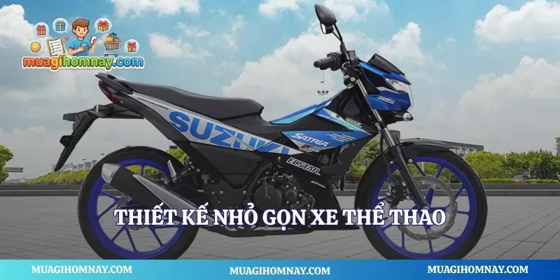 Thiết kế nhỏ gọn xe thể thao