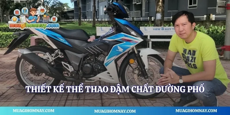 Thiết kế thể thao đậm chất đường phố