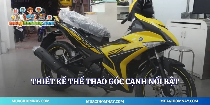 Thiết kế thể thao góc cạnh nổi bật