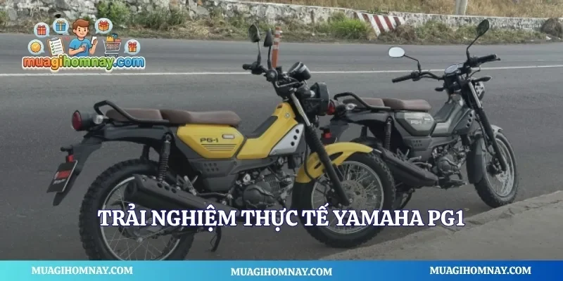 Trải nghiệm thực tế yamaha pg1