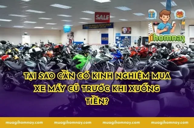 Tại Sao Cần Có Kinh Nghiệm Mua Xe Máy Cũ Trước Khi Xuống Tiền?